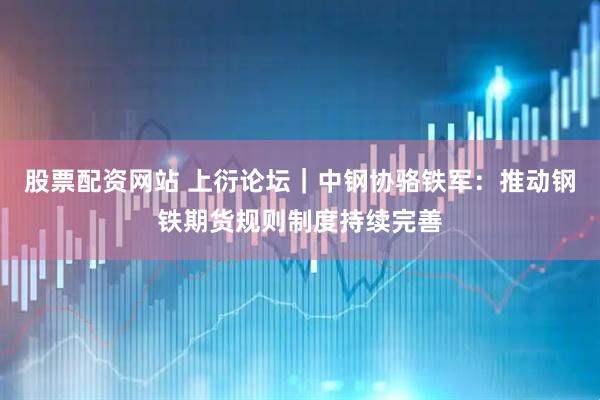 股票配资网站 上衍论坛｜中钢协骆铁军：推动钢铁期货规则制度持续完善