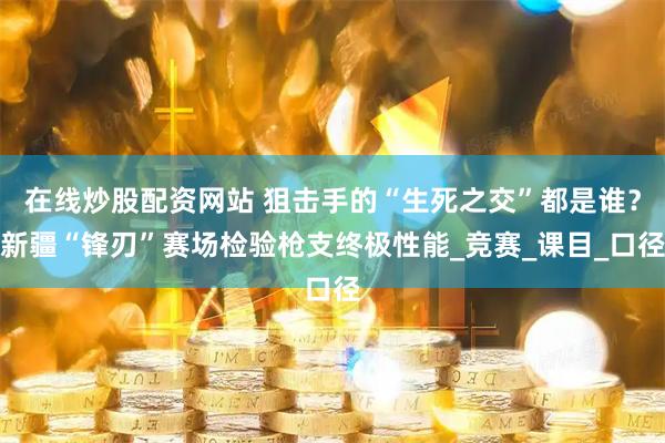 在线炒股配资网站 狙击手的“生死之交”都是谁？新疆“锋刃”赛场检验枪支终极性能_竞赛_课目_口径